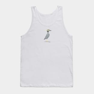 Yellow Crowned Night Heron Bird Tank Top